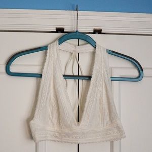 Free People white bralette